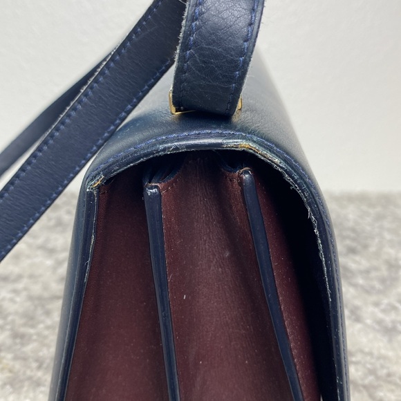 Celine Bicolor Calfskin Leather Medium Case Bag - Picture 5 of 15